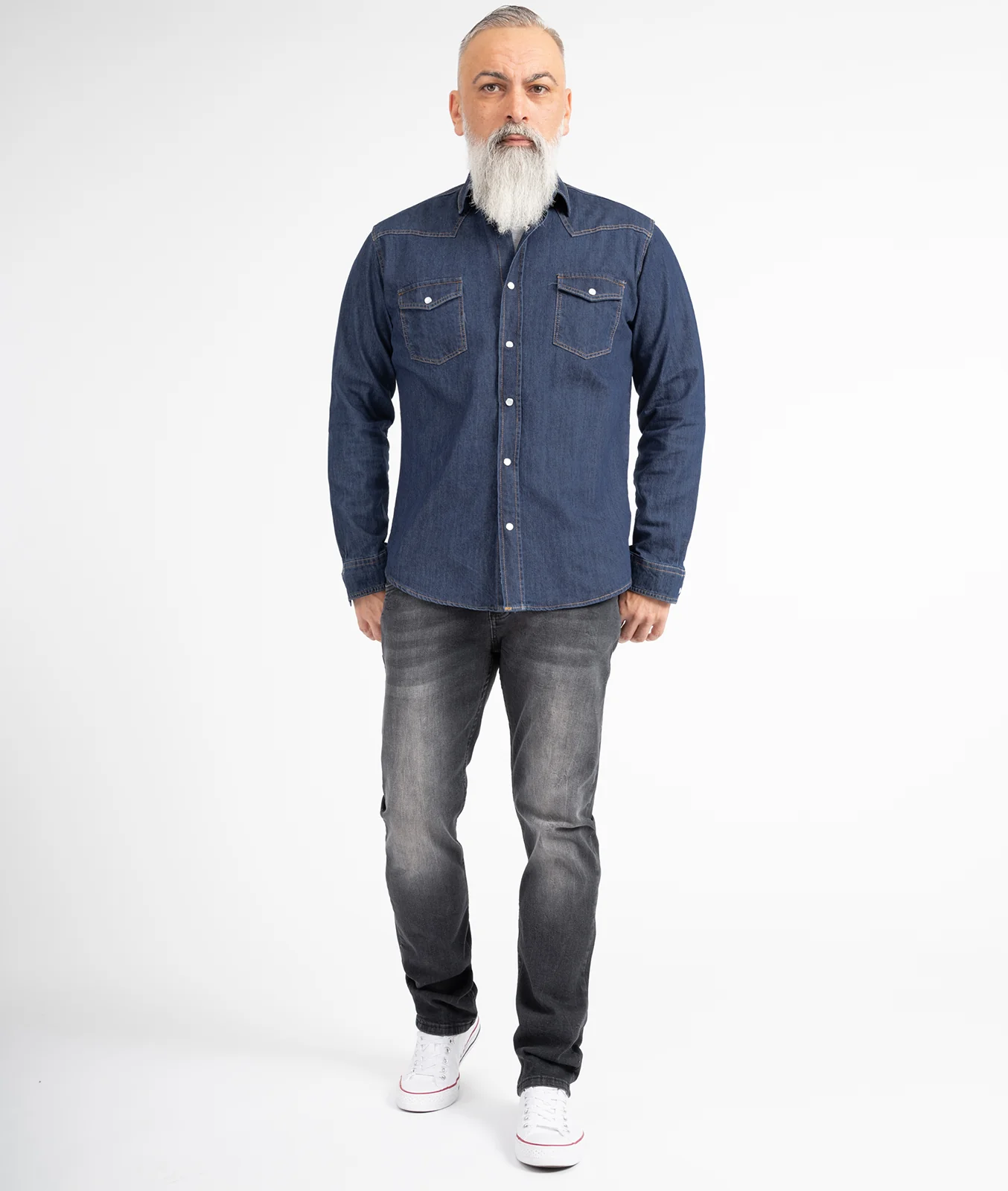 Rock Creek Herren Jeans Regular Fit Grau RC-2158 - Image 4