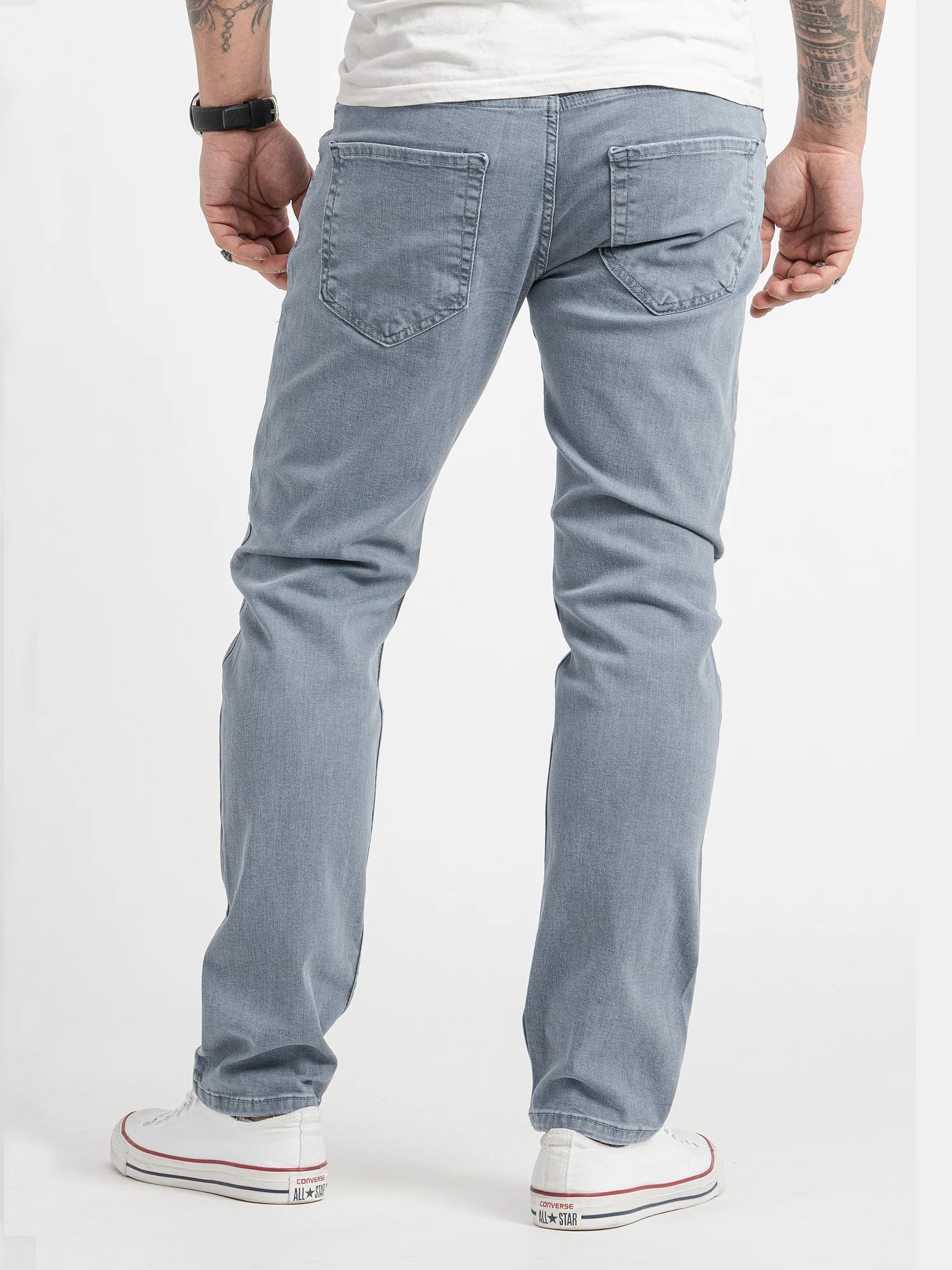 Rock Creek Herren Jeans Regular Fit Grau RC-2415 - Image 3