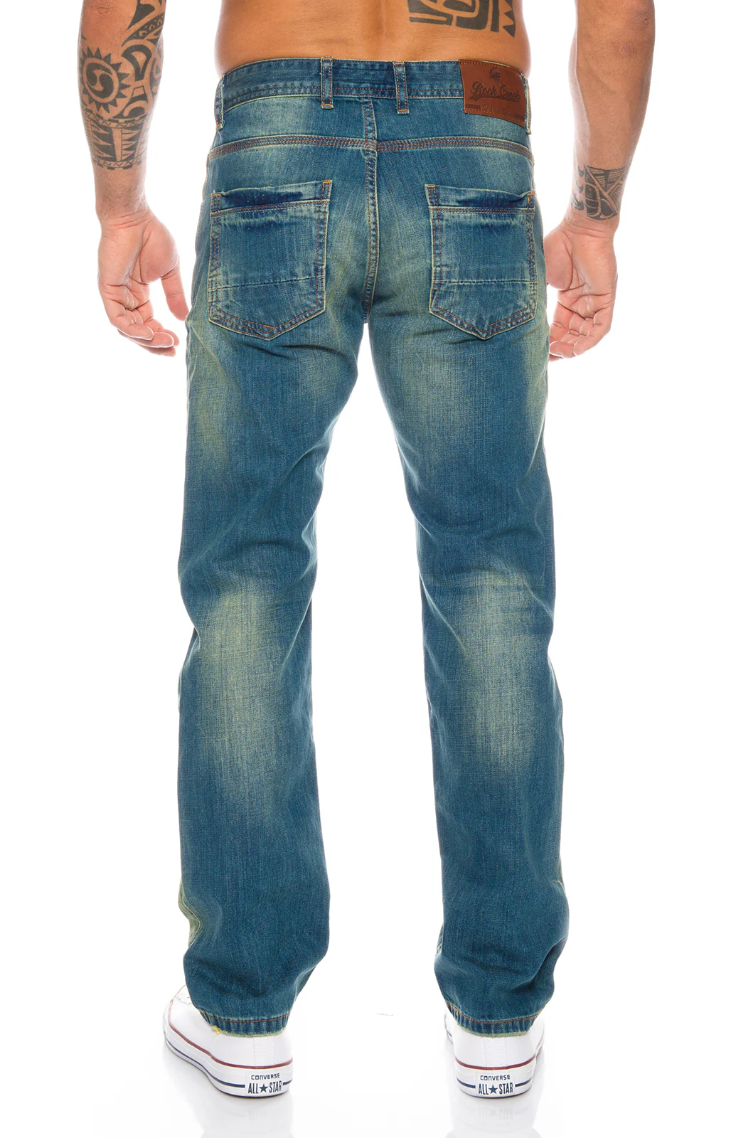 Rock Creek Herren Jeans Regular Fit Hellblau RC-2103A - Image 3