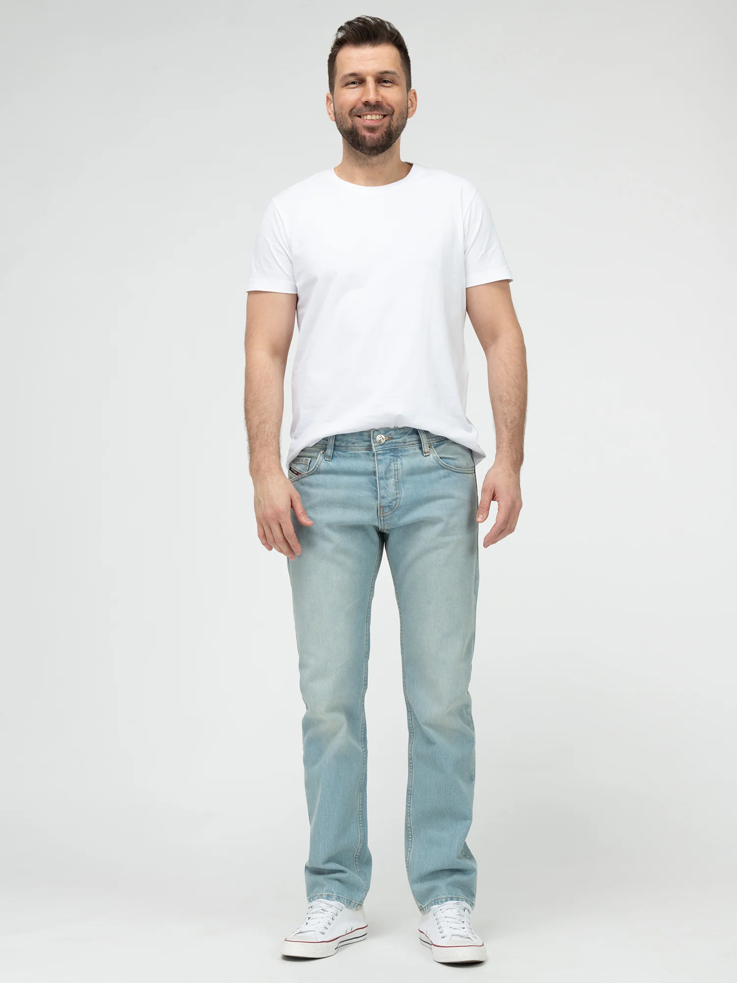 Rock Creek Herren Jeans Regular Fit Hellblau RC-2441 - Image 4