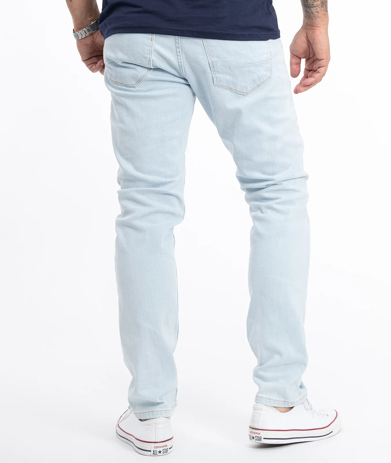 Rock Creek Herren Jeans Regular Fit Hellblau RC-3106 - Image 3