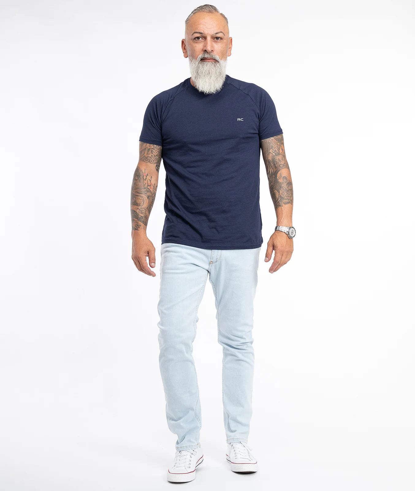 Rock Creek Herren Jeans Regular Fit Hellblau RC-3106 - Image 4