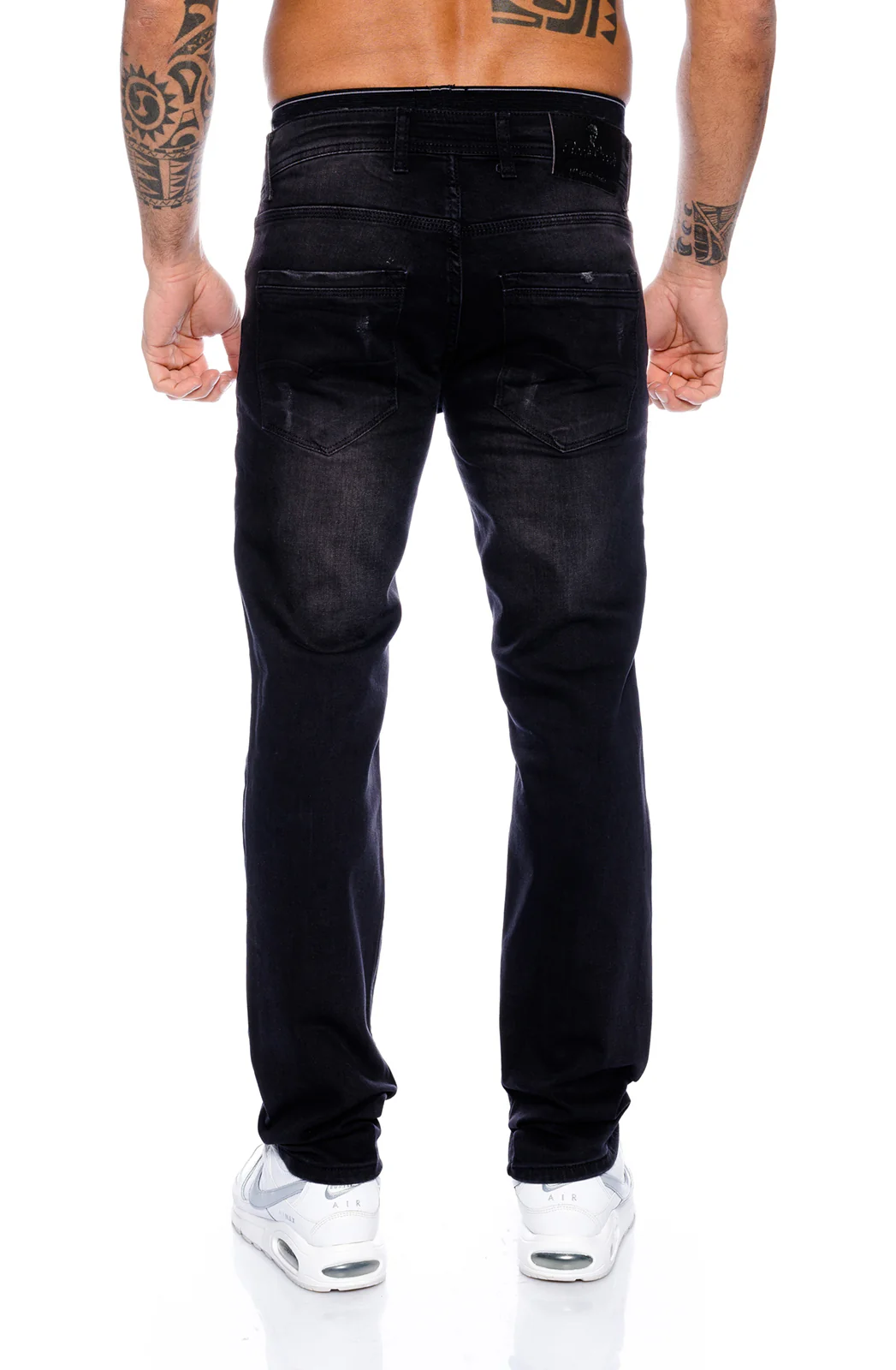 Rock Creek Herren Jeans Regular Fit Schwarz RC-2095 - Image 3
