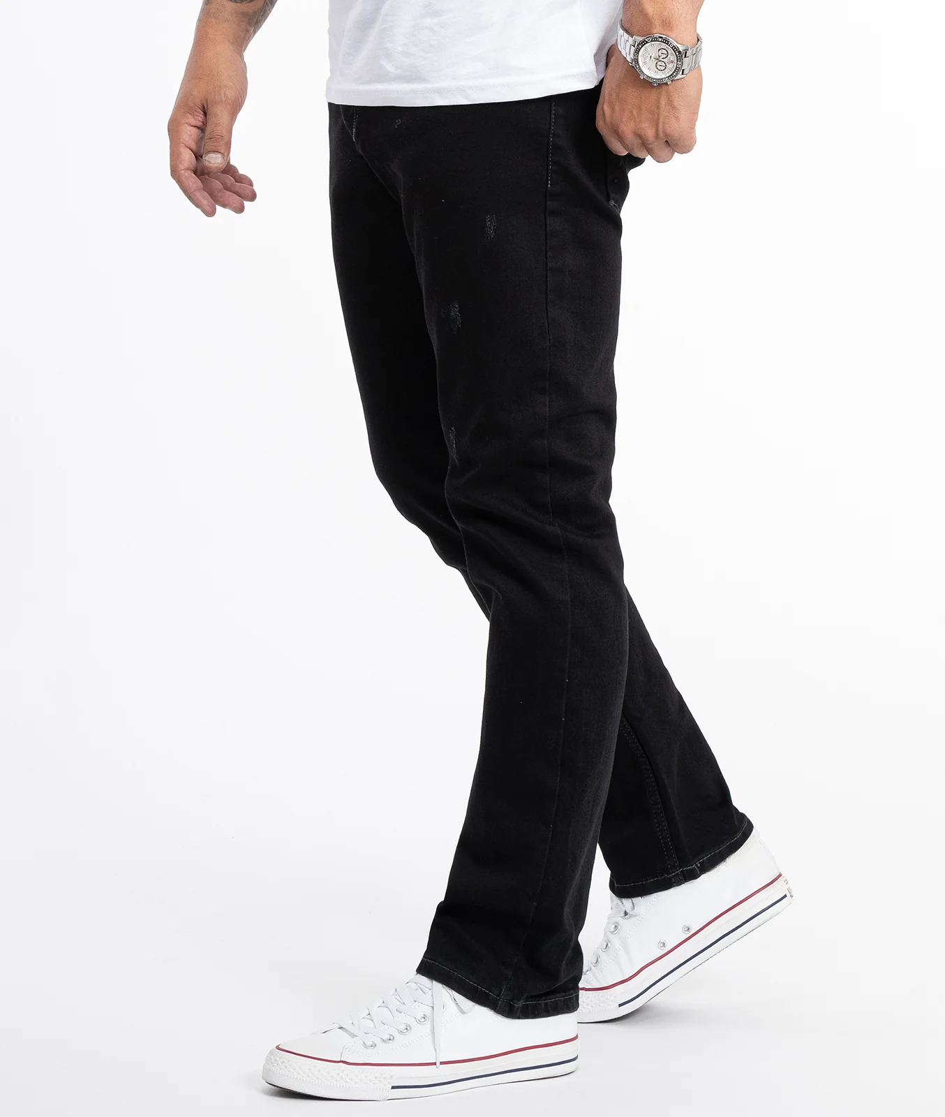 Rock Creek Herren Jeans Regular Fit Schwarz RC-2099 - Image 2