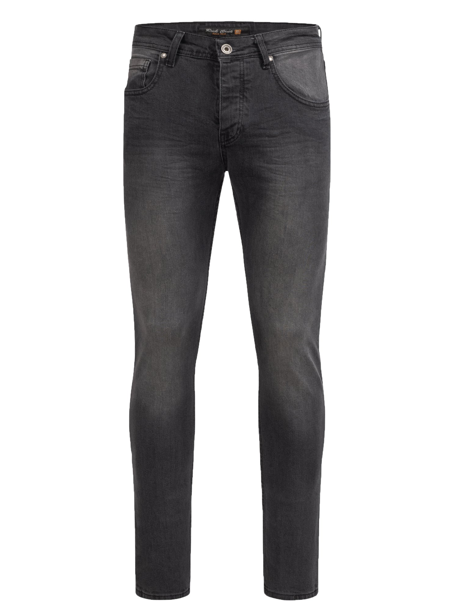 Rock Creek Herren Jeans Regular Fit Schwarz RC-2157 - Image 5