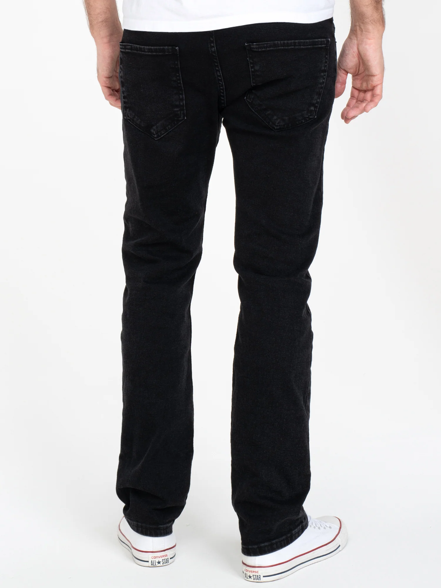 Rock Creek Herren Jeans Regular Fit Schwarz RC-2443 - Image 3