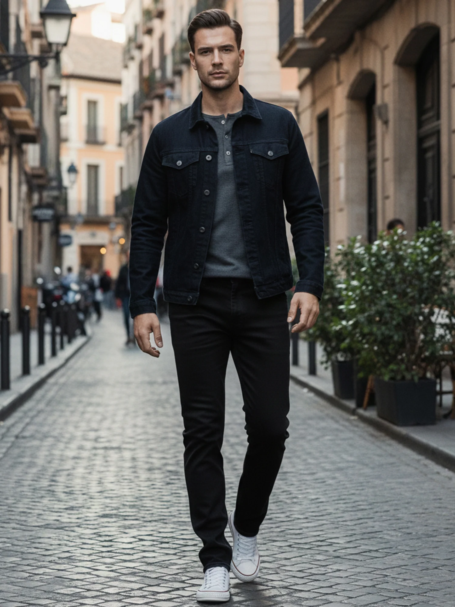 Rock Creek Herren Jeans Regular Fit Schwarz RC-2443 - Image 6