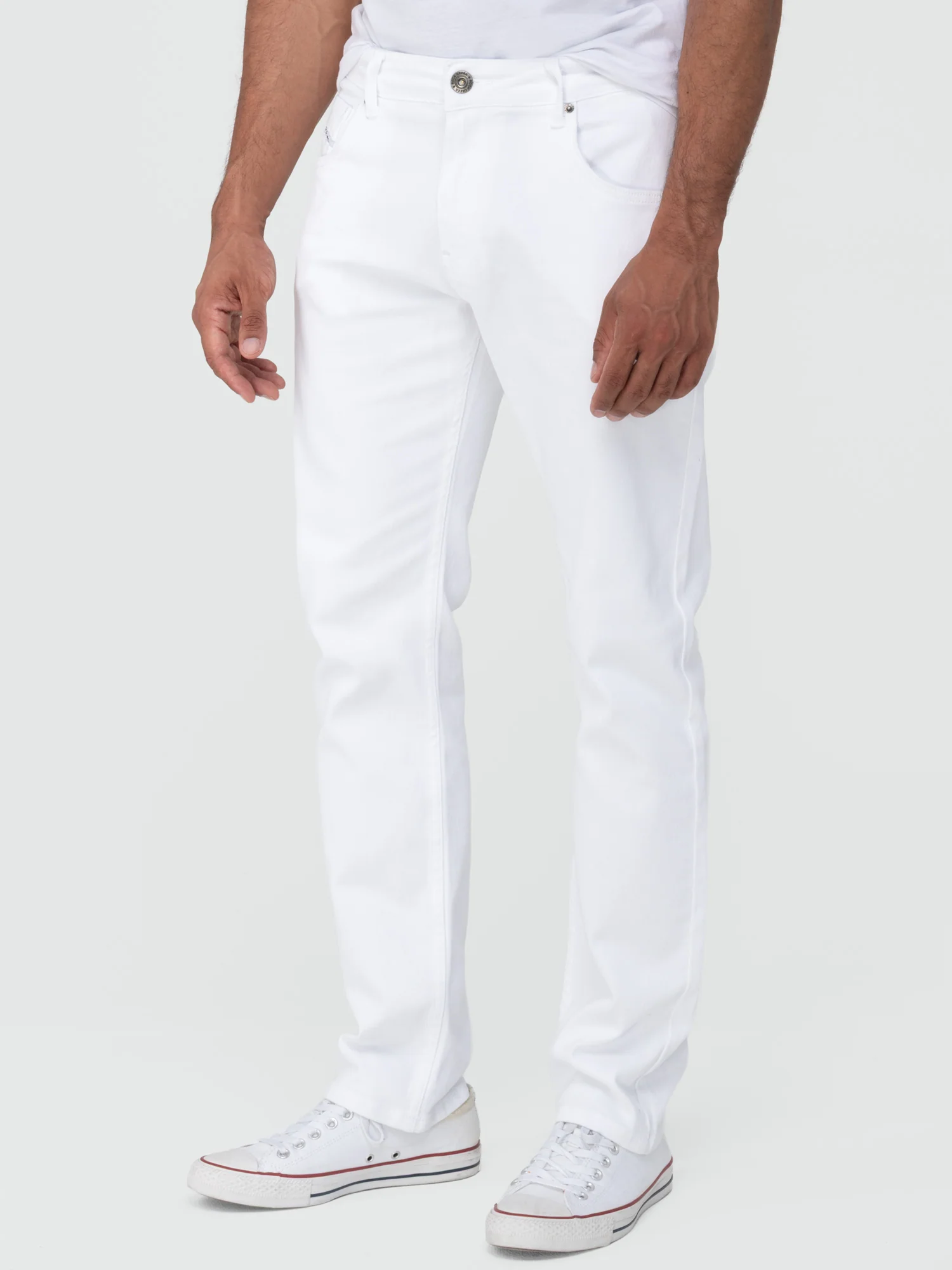 Rock Creek Herren Jeans Regular Fit Weiß RC-2442 - Image 2