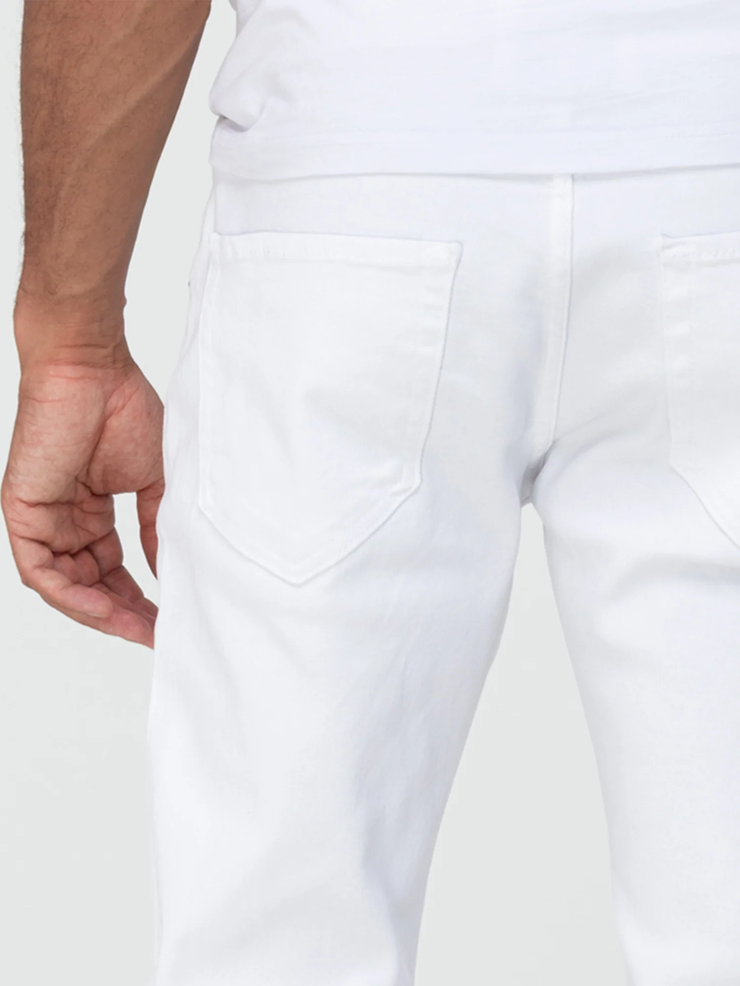 Rock Creek Herren Jeans Regular Fit Weiß RC-2442 - Image 6