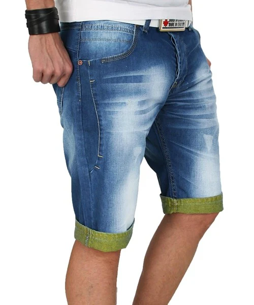 Rock Creek Herren Jeans Shorts Blau RC-2054 - Image 13