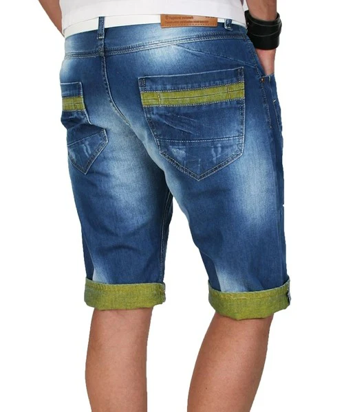 Rock Creek Herren Jeans Shorts Blau RC-2054 - Image 14