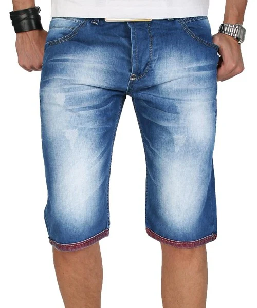 Rock Creek Herren Jeans Shorts Blau RC-2054 - Image 16