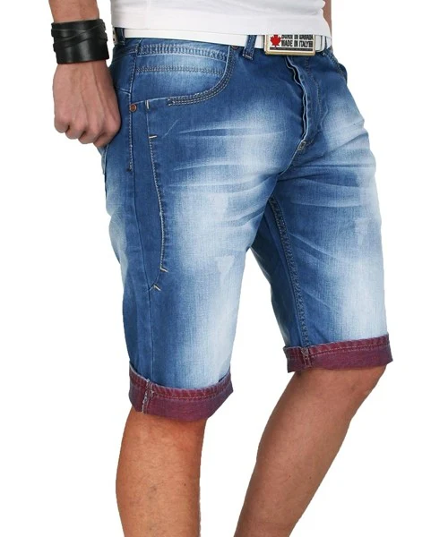 Rock Creek Herren Jeans Shorts Blau RC-2054 - Image 18