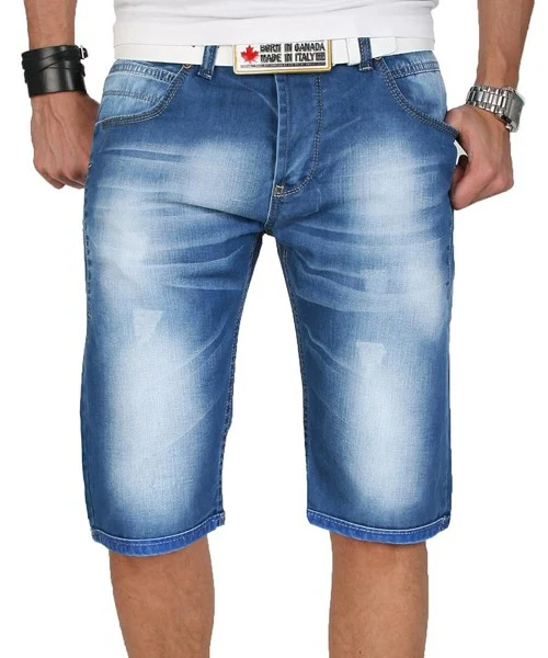 Rock Creek Herren Jeans Shorts Blau RC-2054 - Image 21