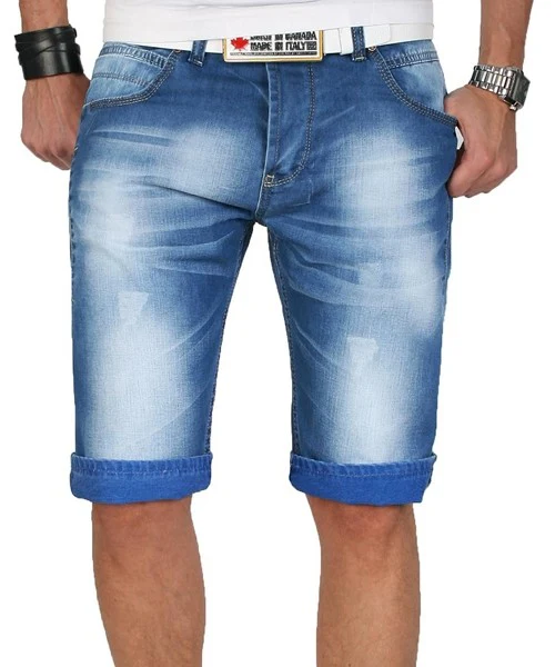 Rock Creek Herren Jeans Shorts Blau RC-2054 - Image 22