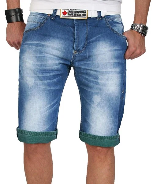 Rock Creek Herren Jeans Shorts Blau RC-2054 - Image 23