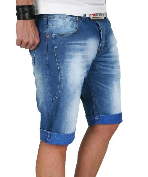 Rock Creek Herren Jeans Shorts Blau RC-2054 - Image 3
