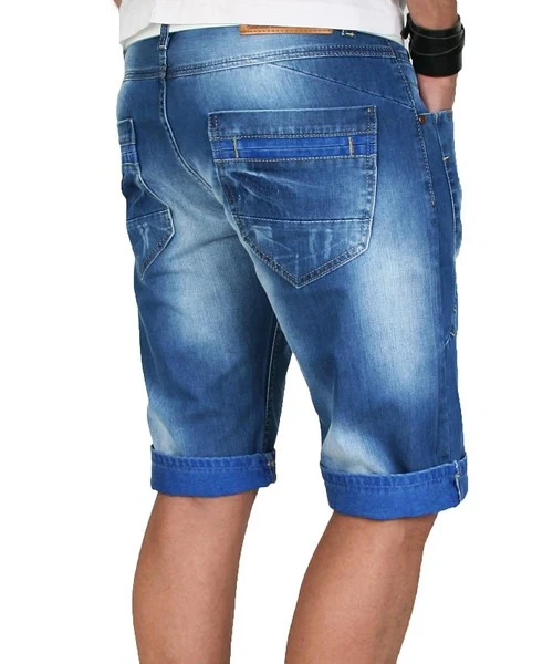 Rock Creek Herren Jeans Shorts Blau RC-2054 - Image 4