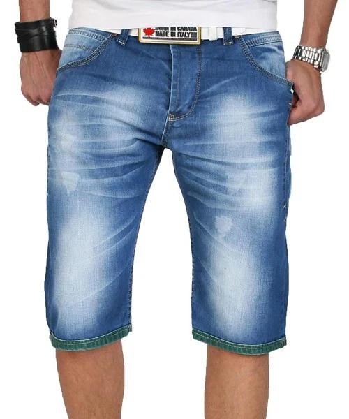 Rock Creek Herren Jeans Shorts Blau RC-2054 - Image 6