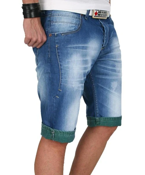Rock Creek Herren Jeans Shorts Blau RC-2054 - Image 8