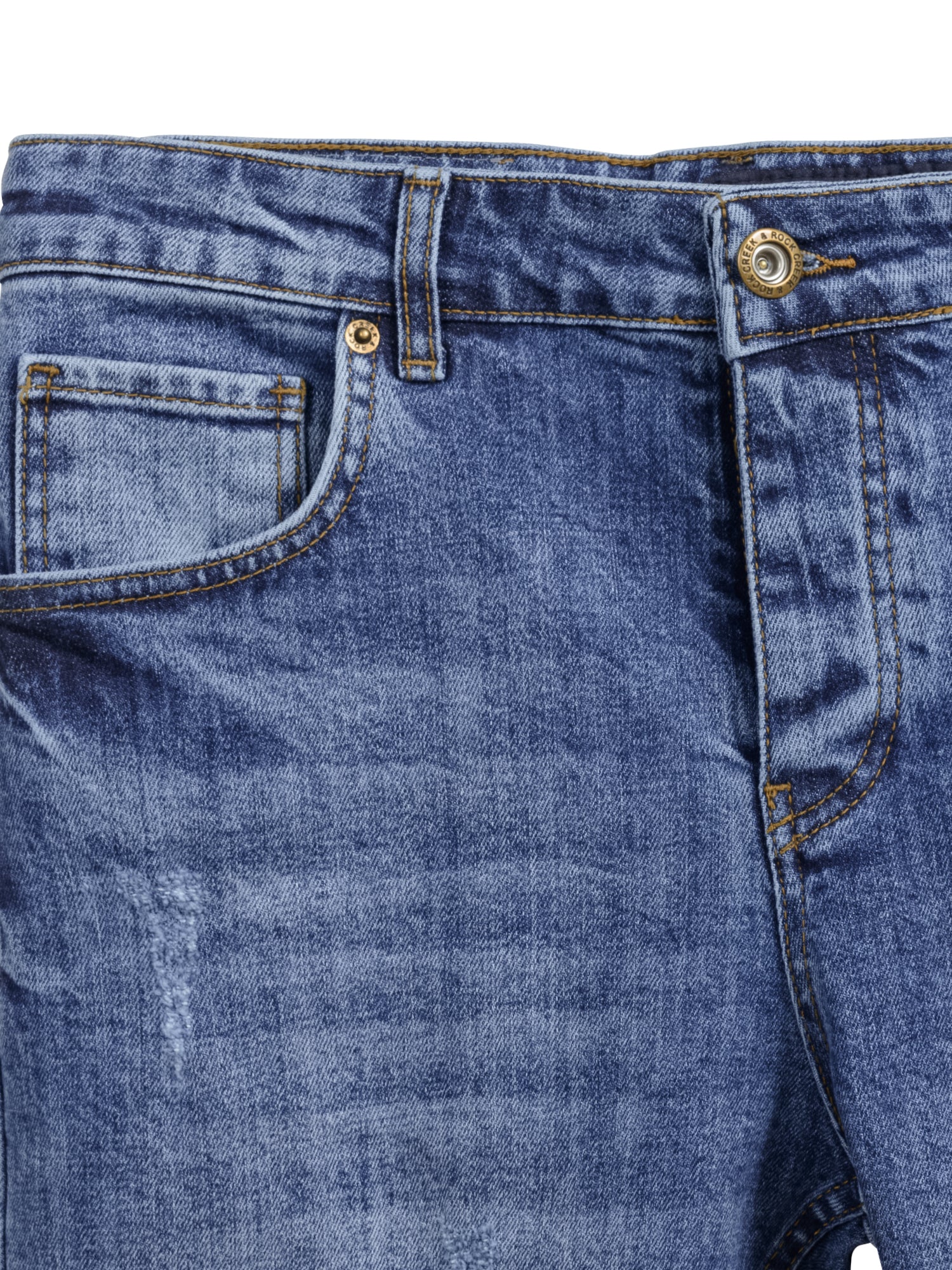 Rock Creek Herren Jeans Shorts Blau RC-2449 - Image 10