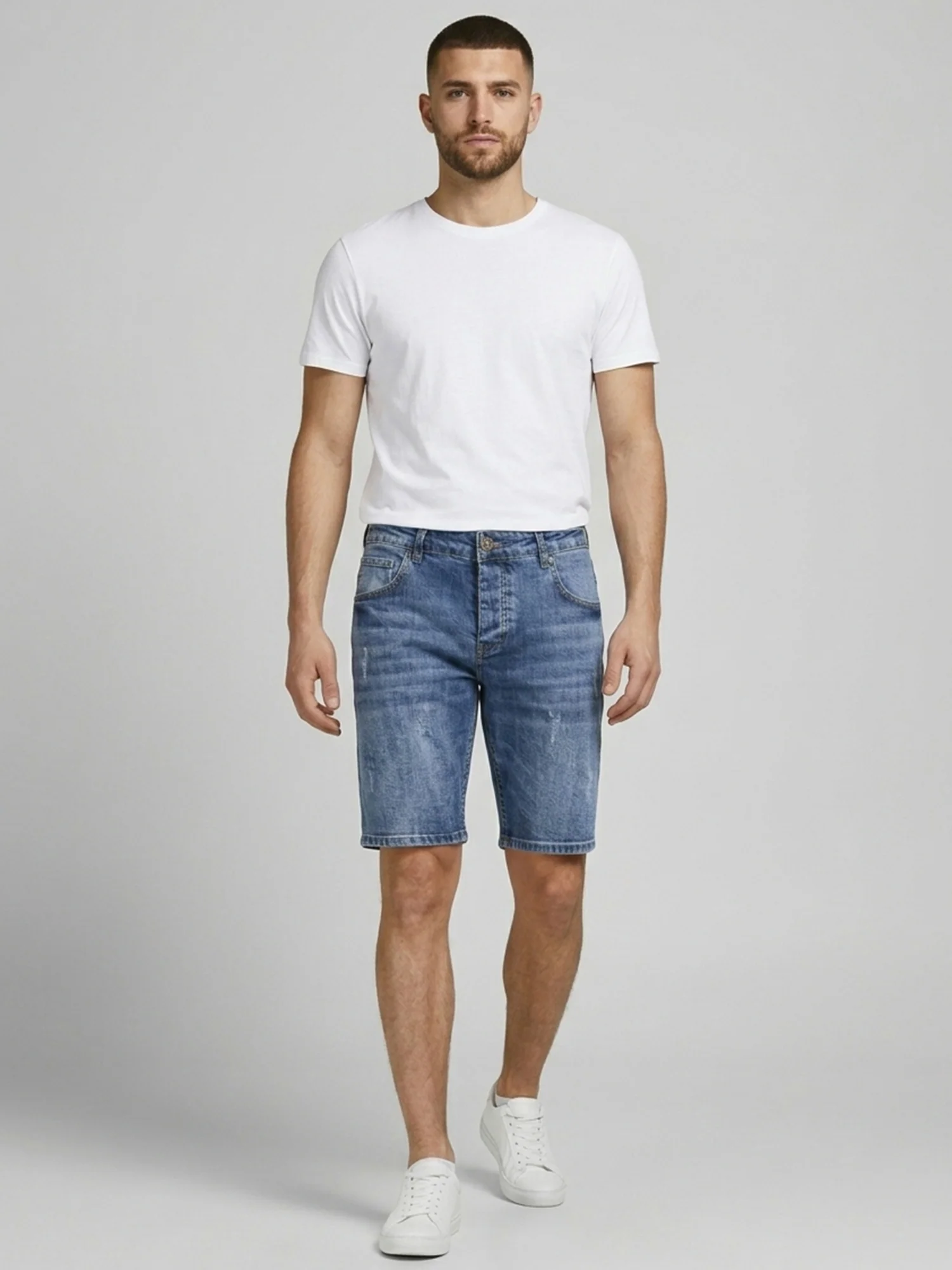 Rock Creek Herren Jeans Shorts Blau RC-2449 - Image 4