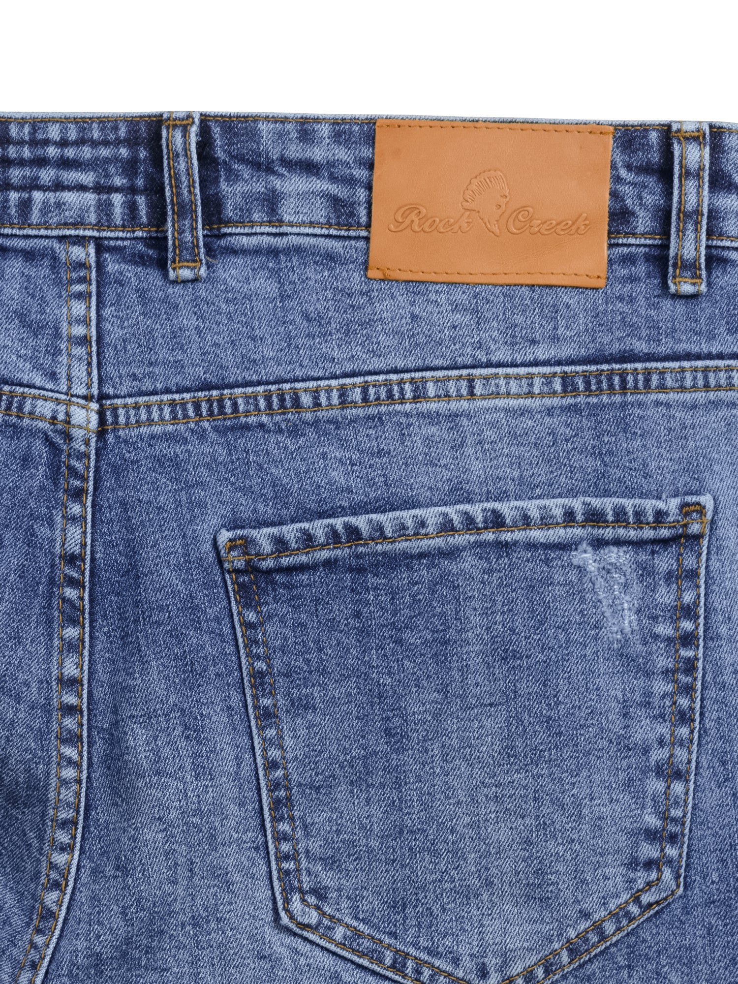 Rock Creek Herren Jeans Shorts Blau RC-2449 - Image 9