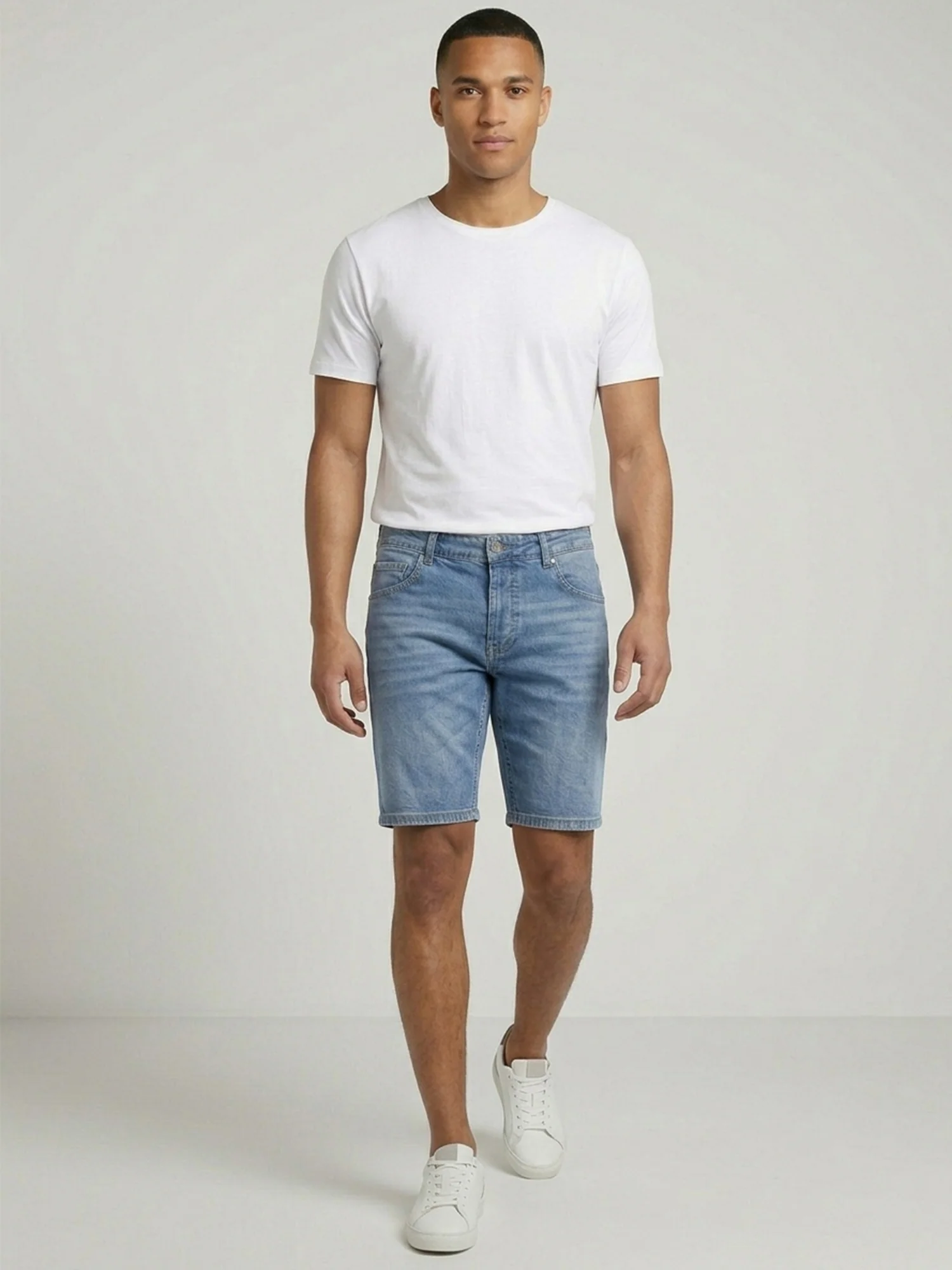 Rock Creek Herren Jeans Shorts Blau RC-2450 - Image 4