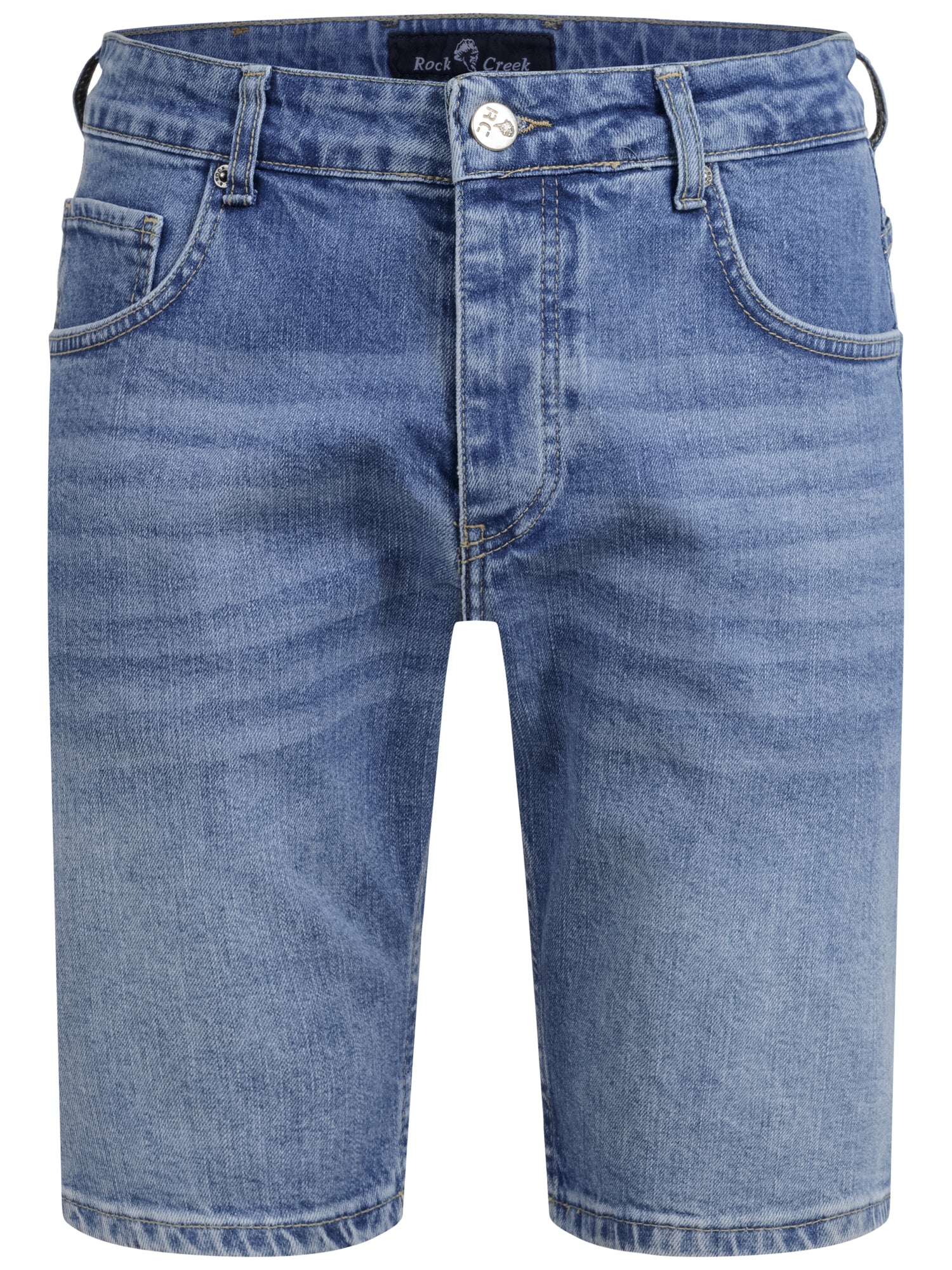 Rock Creek Herren Jeans Shorts Blau RC-2450 - Image 6