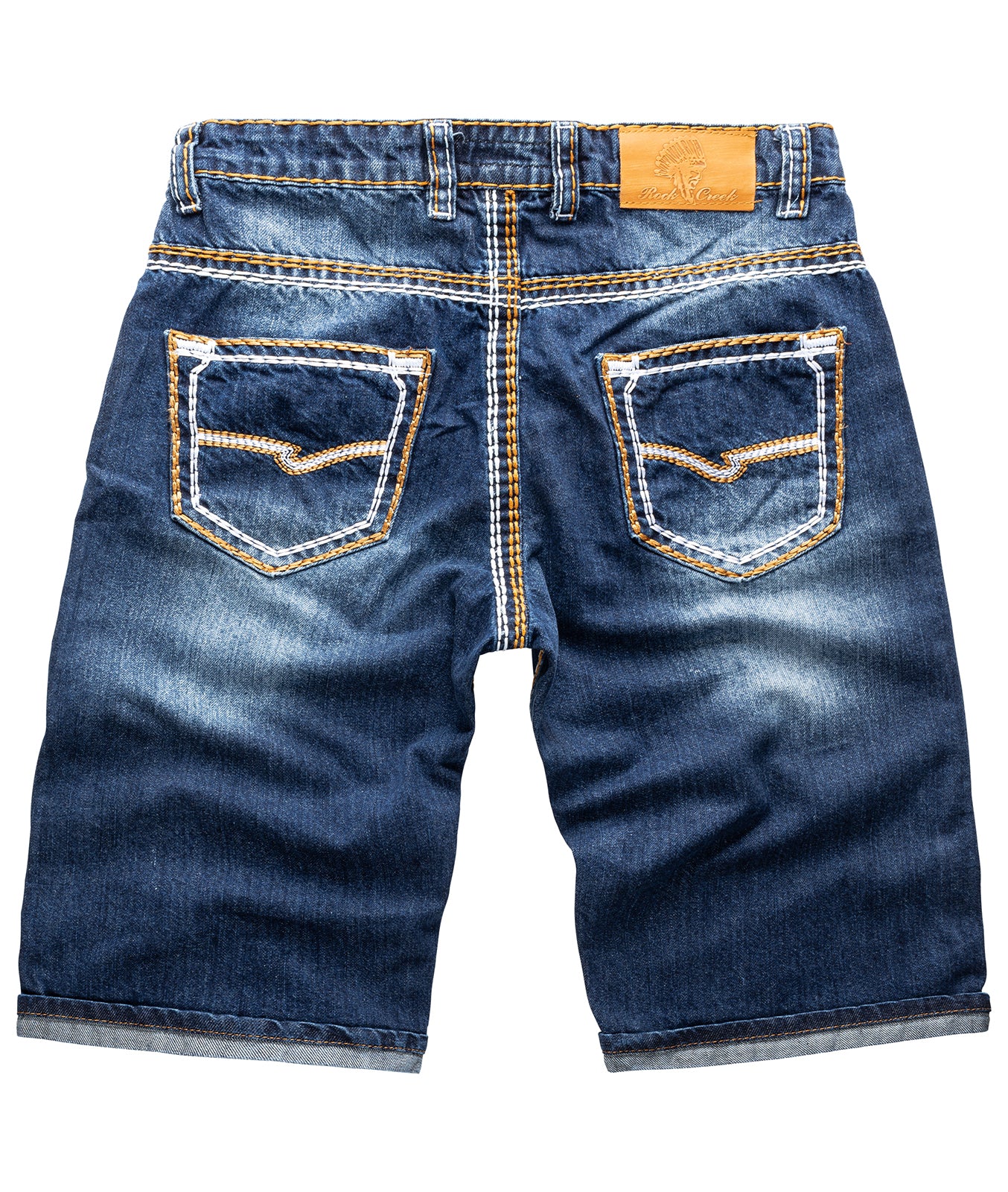 Rock Creek Herren Jeans Shorts Dunkelblau RC-2077 - Image 2