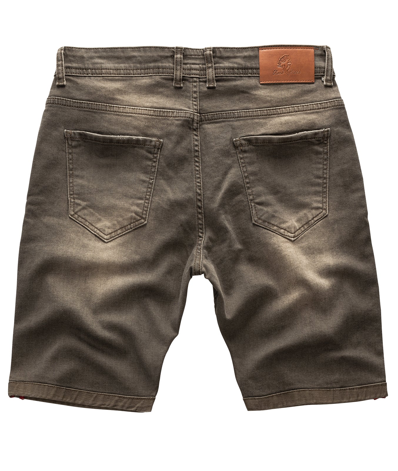 Rock Creek Herren Jeans Shorts Dunkelgrau RC-2149 - Image 2