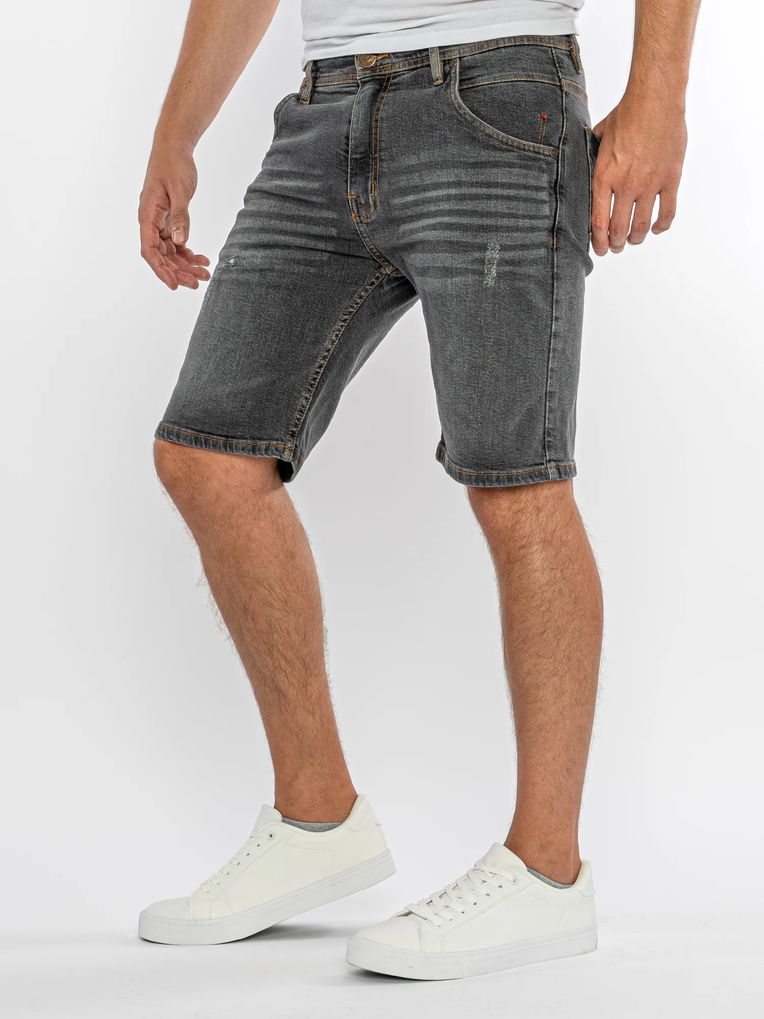 Rock Creek Herren Jeans Shorts H-381 - Image 7