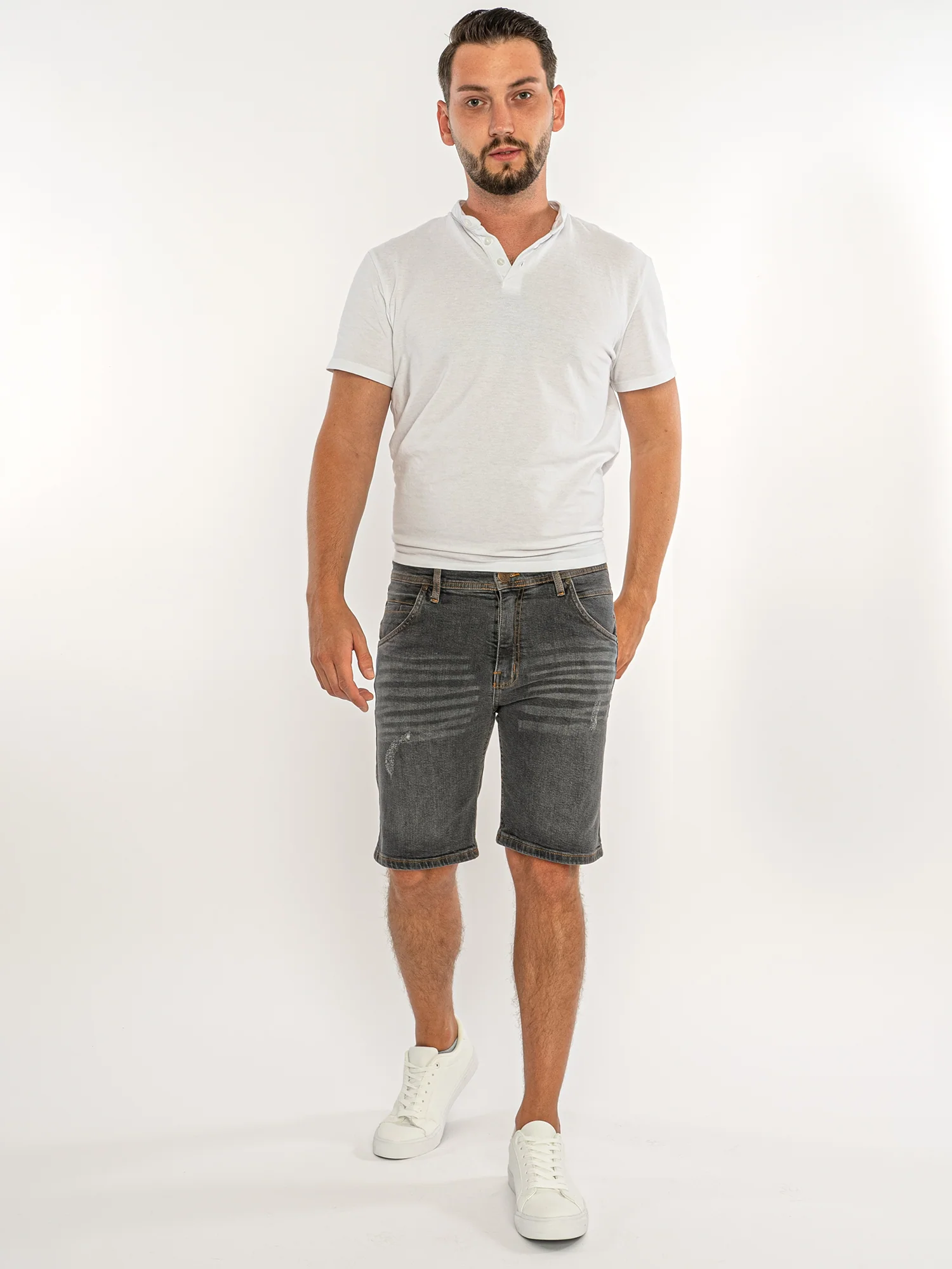 Rock Creek Herren Jeans Shorts H-381 - Image 9