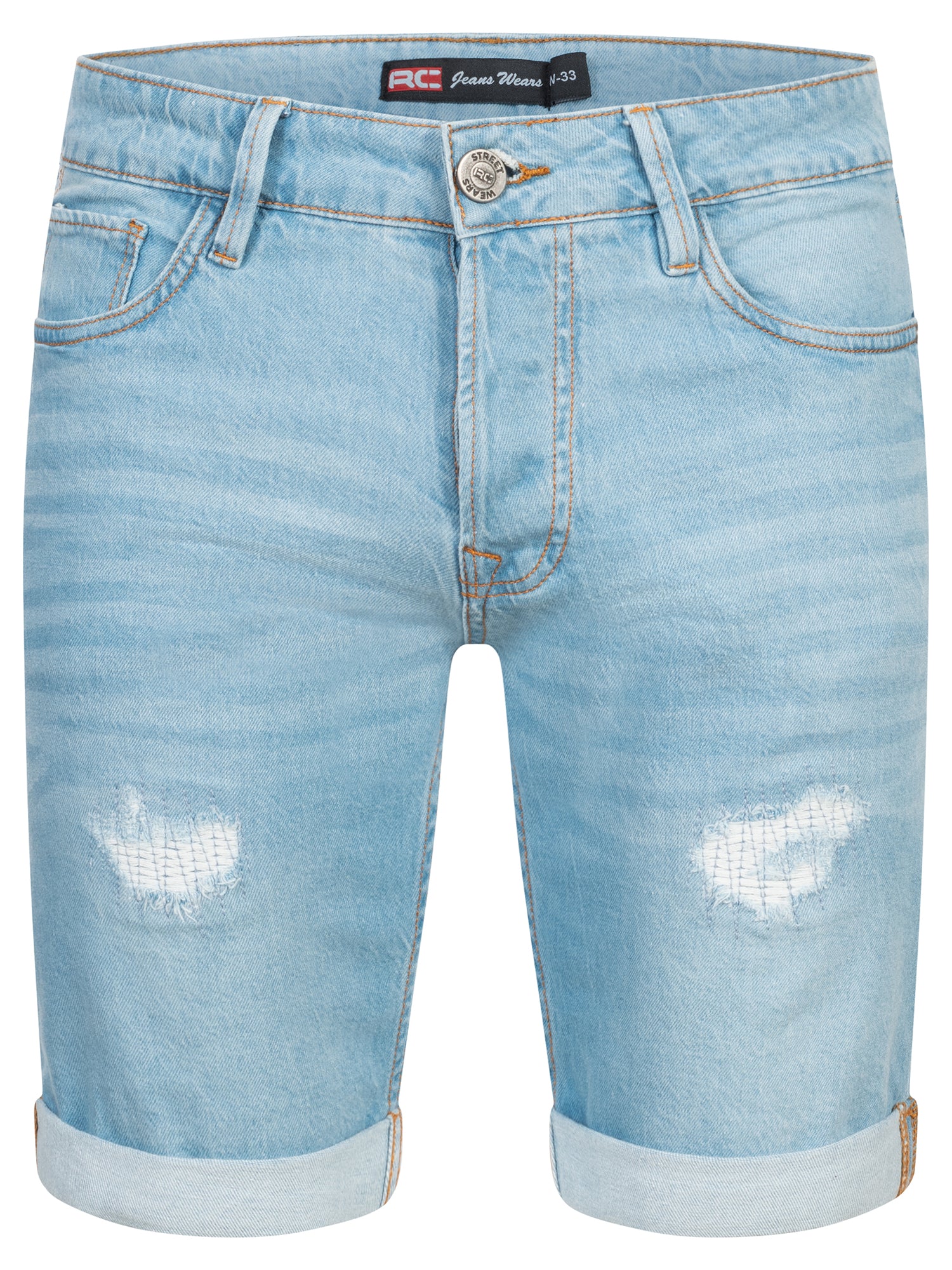 Rock Creek Herren Jeans Shorts H-415 - Image 5