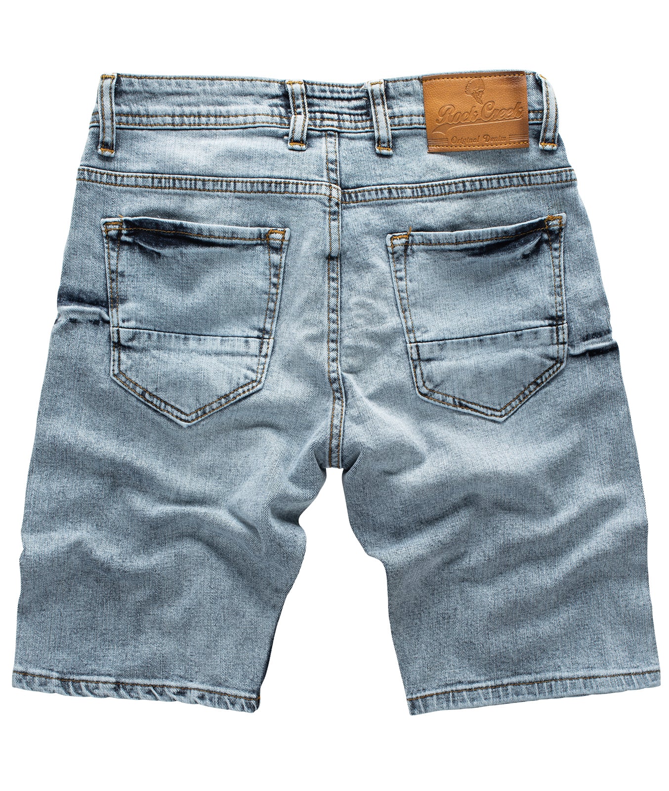 Rock Creek Herren Jeans Shorts Hellblau RC-2136 - Image 2
