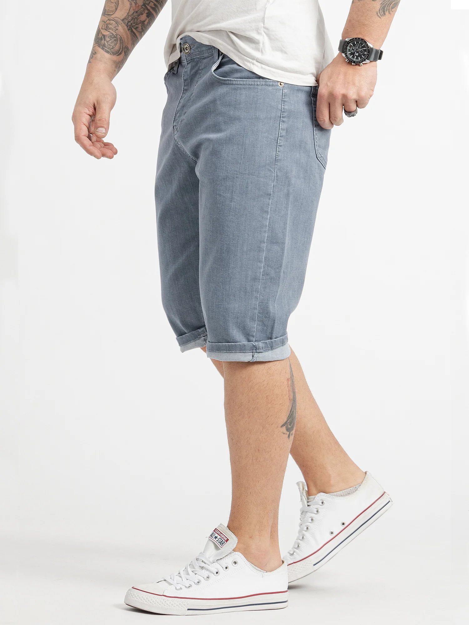 Rock Creek Herren Jeans Shorts RC-2419 - Image 2