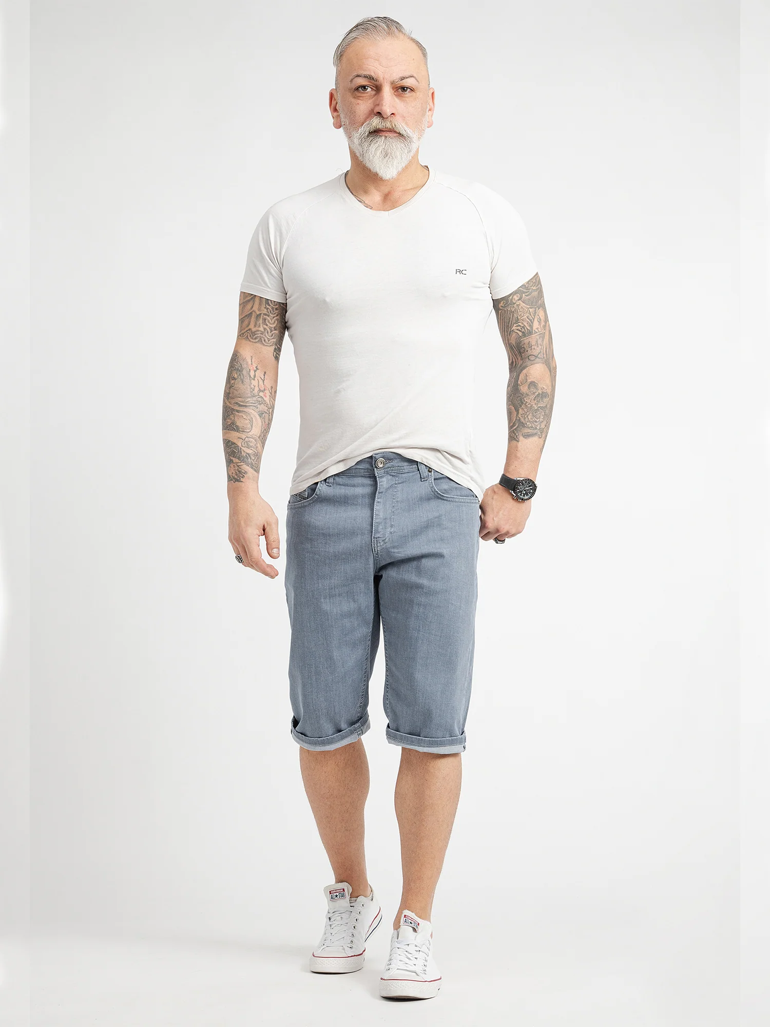 Rock Creek Herren Jeans Shorts RC-2419 - Image 4