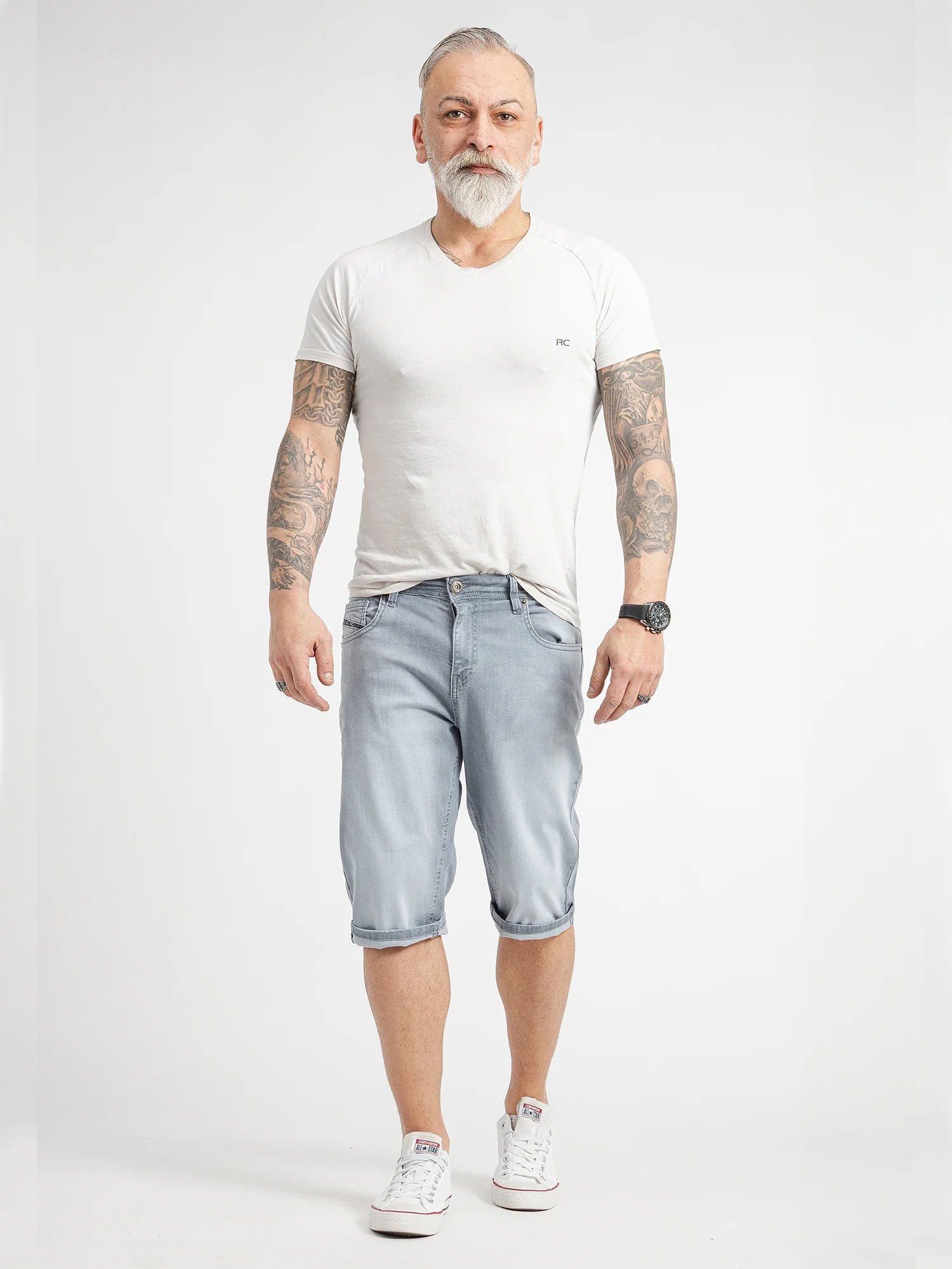 Rock Creek Herren Jeans Shorts RC-2420 - Image 4