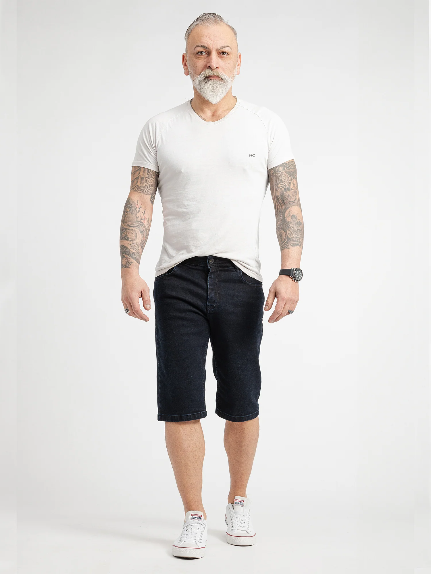 Rock Creek Herren Jeans Shorts RC-2422 - Image 4