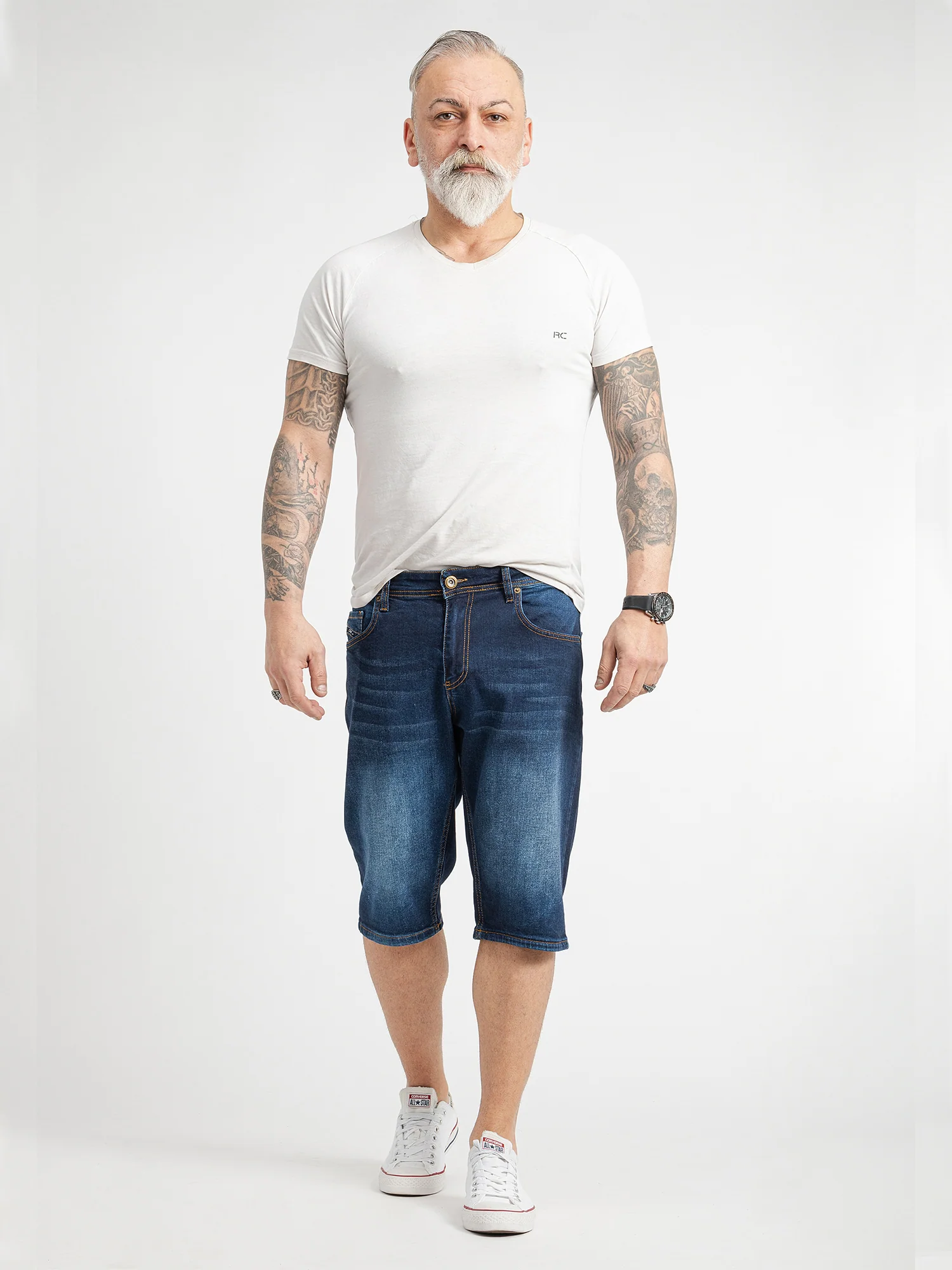Rock Creek Herren Jeans Shorts RC-2423 - Image 4