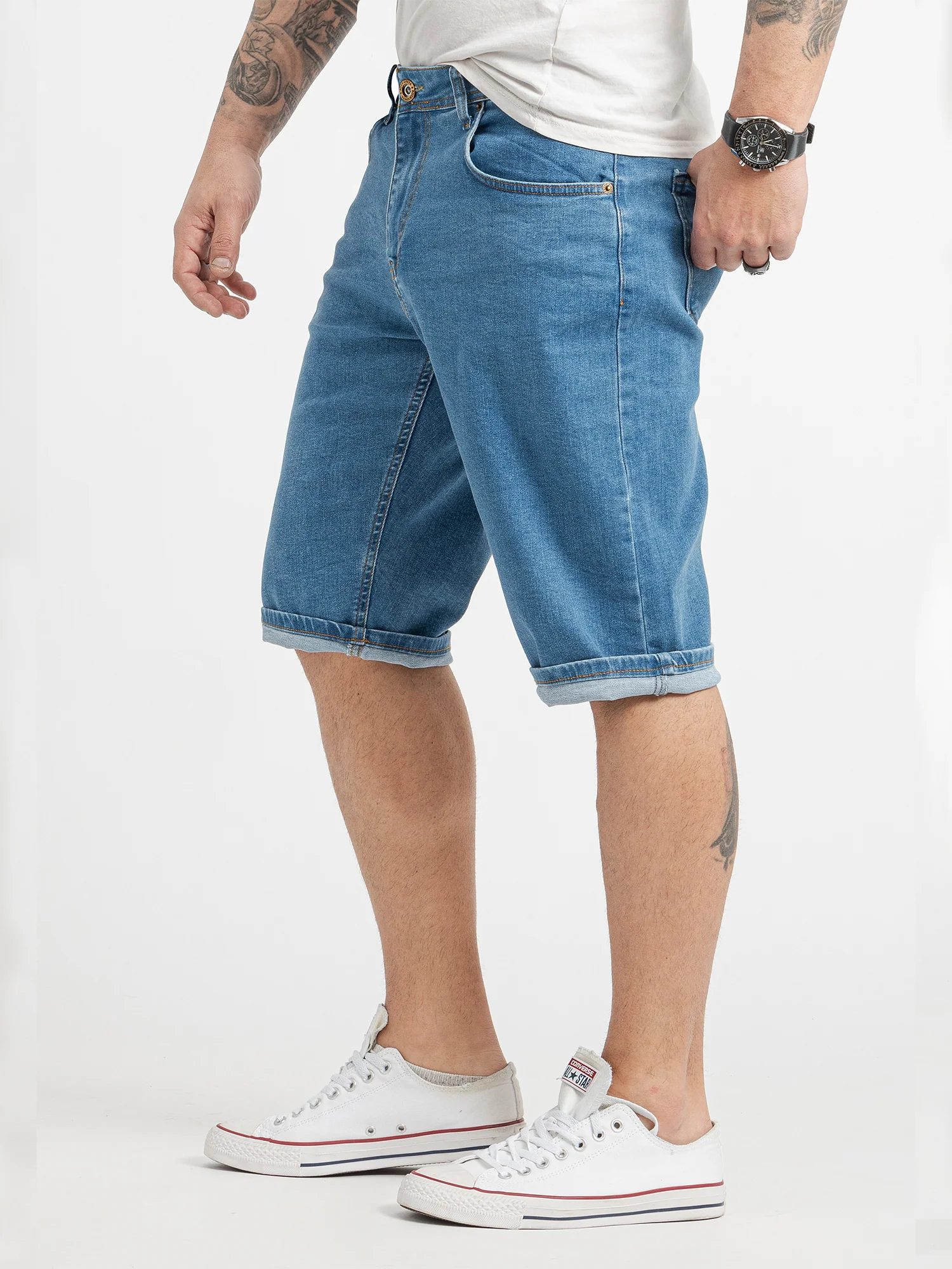 Rock Creek Herren Jeans Shorts RC-2424 - Image 2