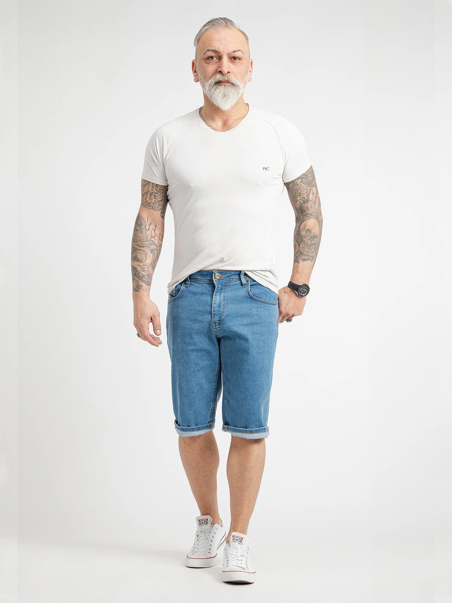 Rock Creek Herren Jeans Shorts RC-2424 - Image 4