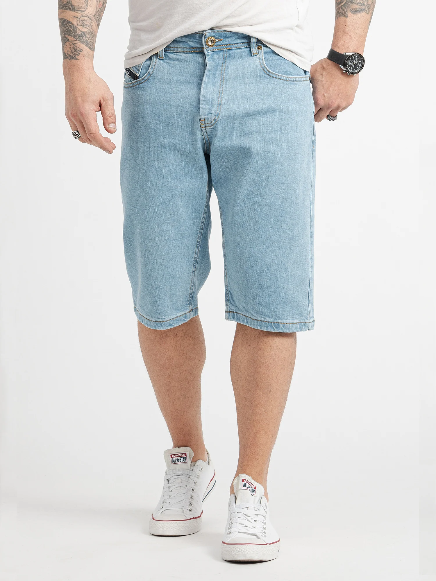 Rock Creek Herren Jeans Shorts RC-2425