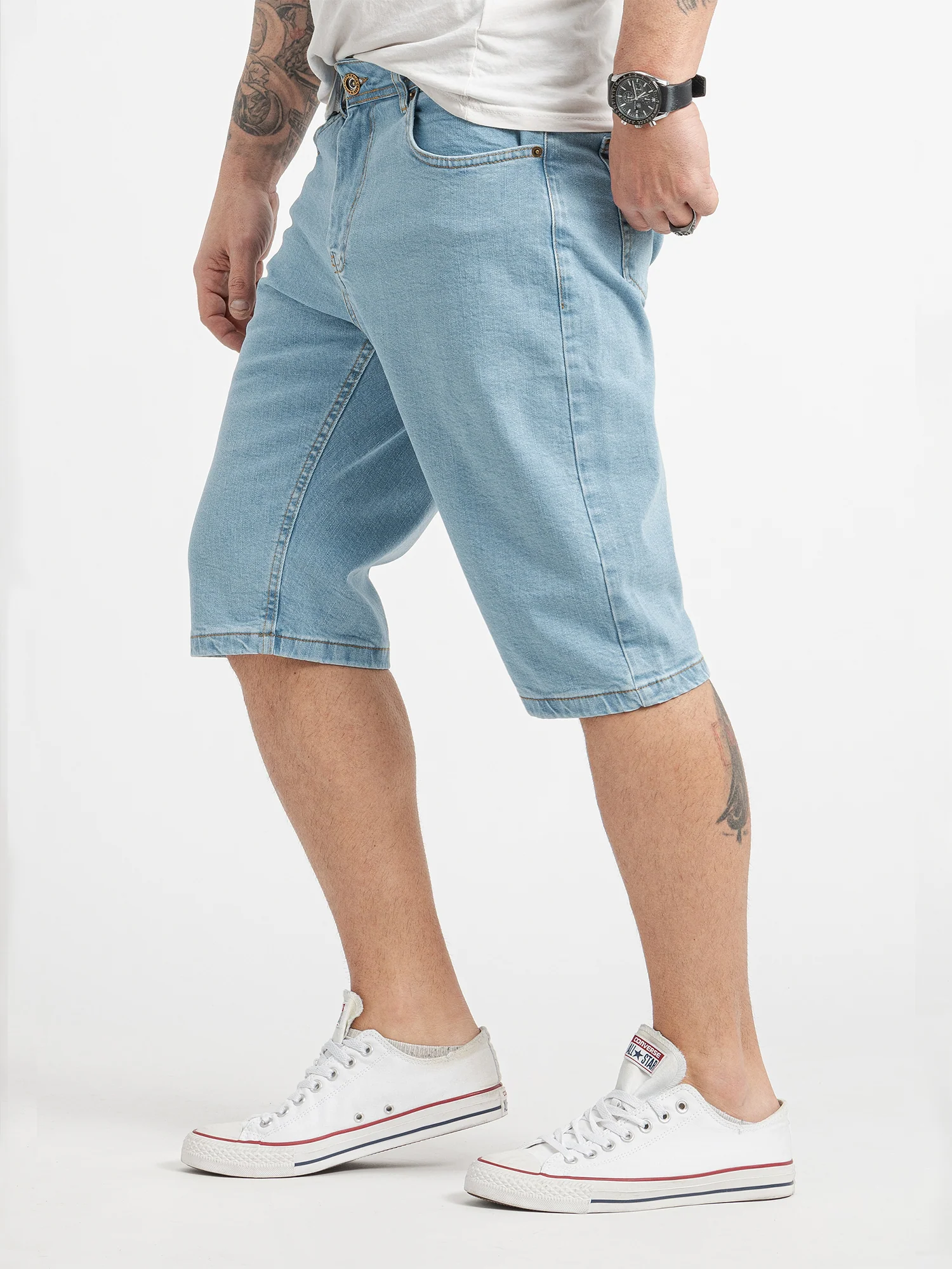 Rock Creek Herren Jeans Shorts RC-2425 - Image 2
