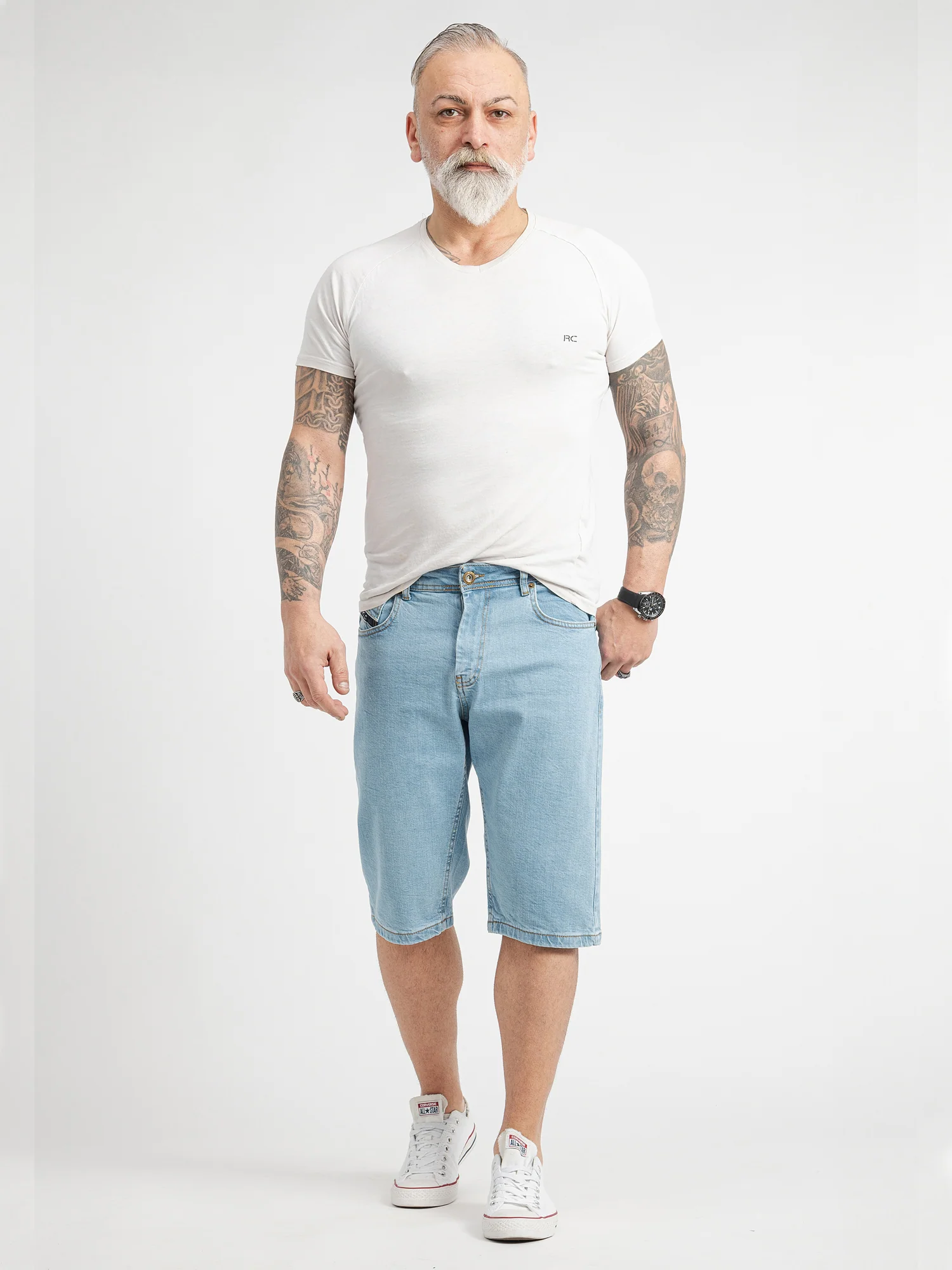 Rock Creek Herren Jeans Shorts RC-2425 - Image 4