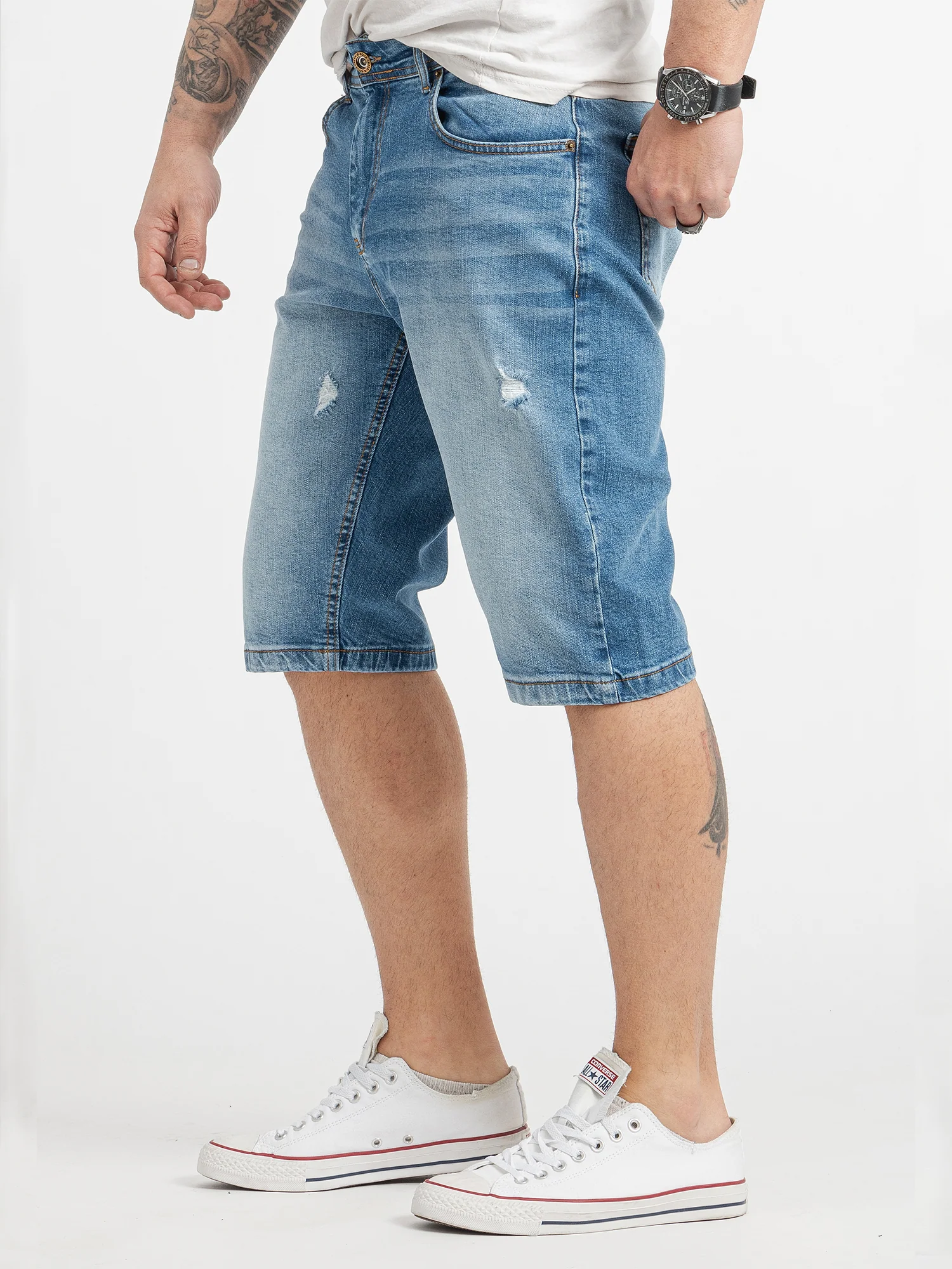Rock Creek Herren Jeans Shorts RC-2426 - Image 2