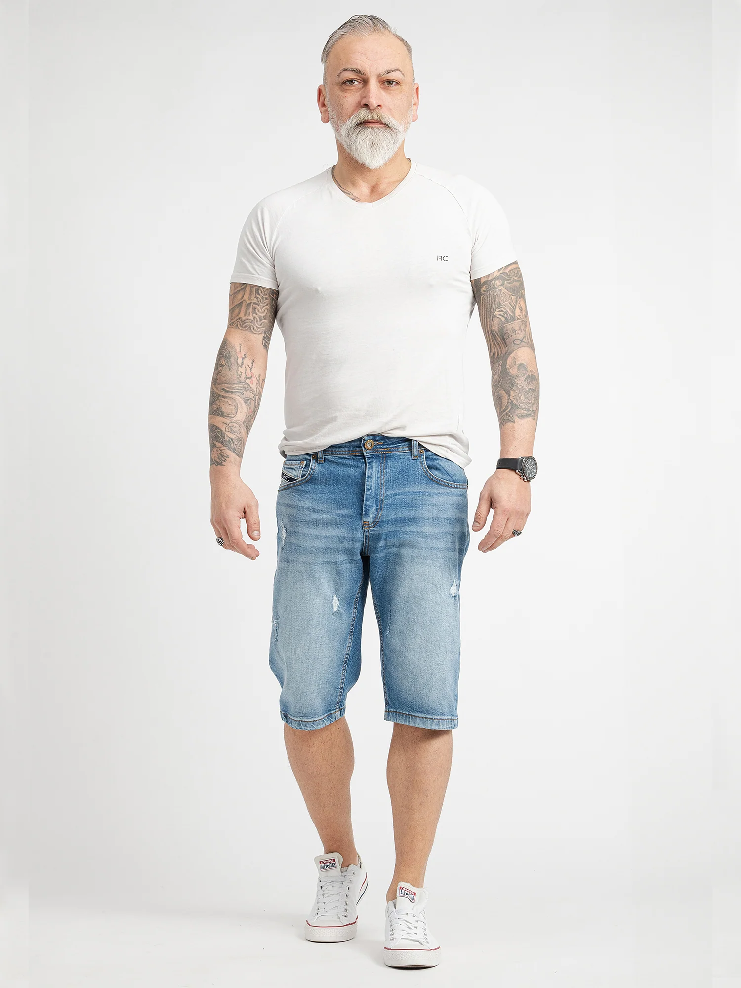 Rock Creek Herren Jeans Shorts RC-2426 - Image 4