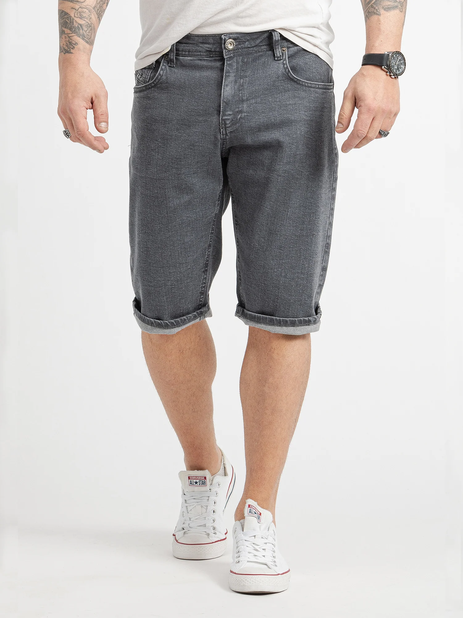Rock Creek Herren Jeans Shorts RC-2427