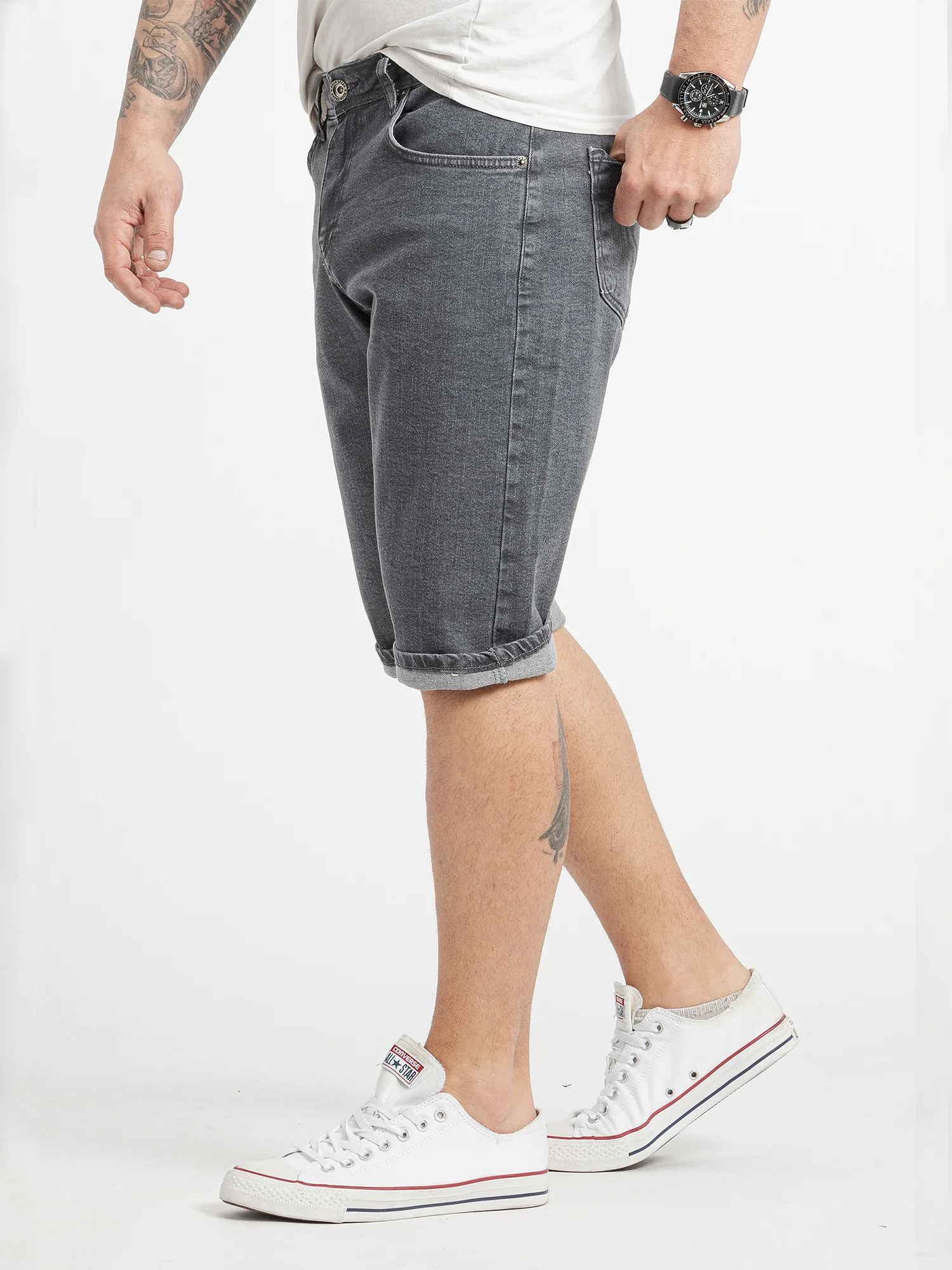 Rock Creek Herren Jeans Shorts RC-2427 - Image 2