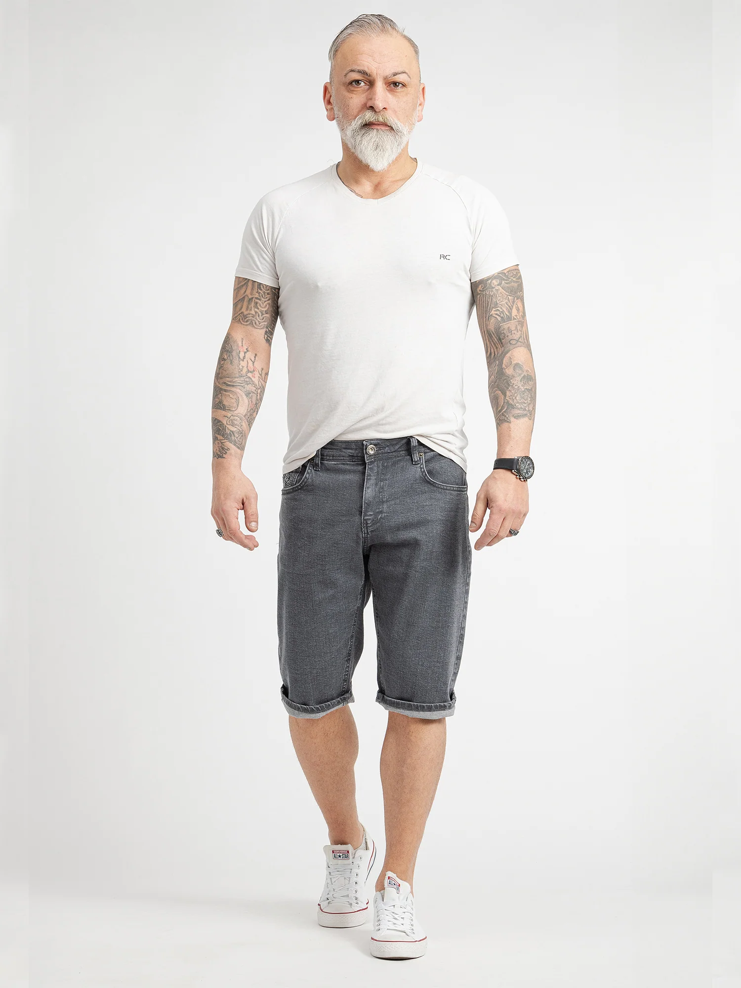 Rock Creek Herren Jeans Shorts RC-2427 - Image 4